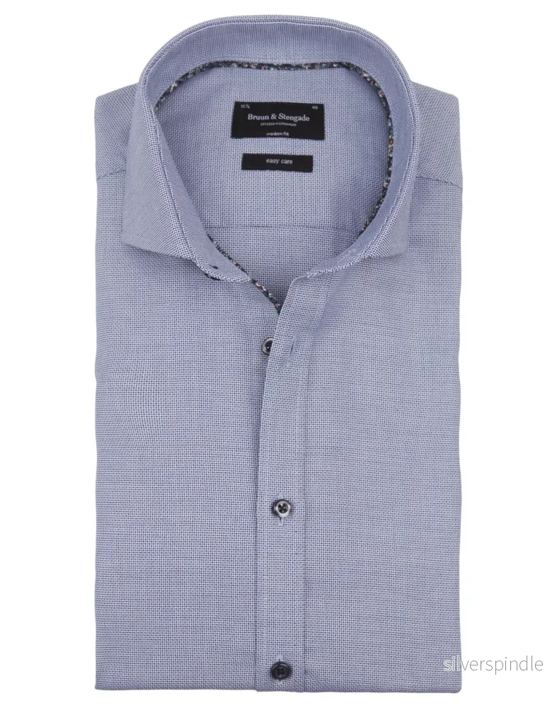 BS Sane Modern Fit Skjorta – Blue BS Sane Modern Fit Skjorta – Blue