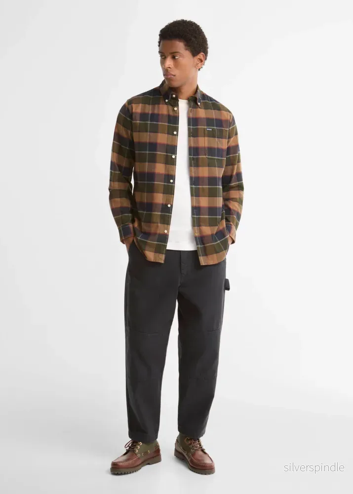 Barbour Valley TS Checked Shirt Oive - Bild 3