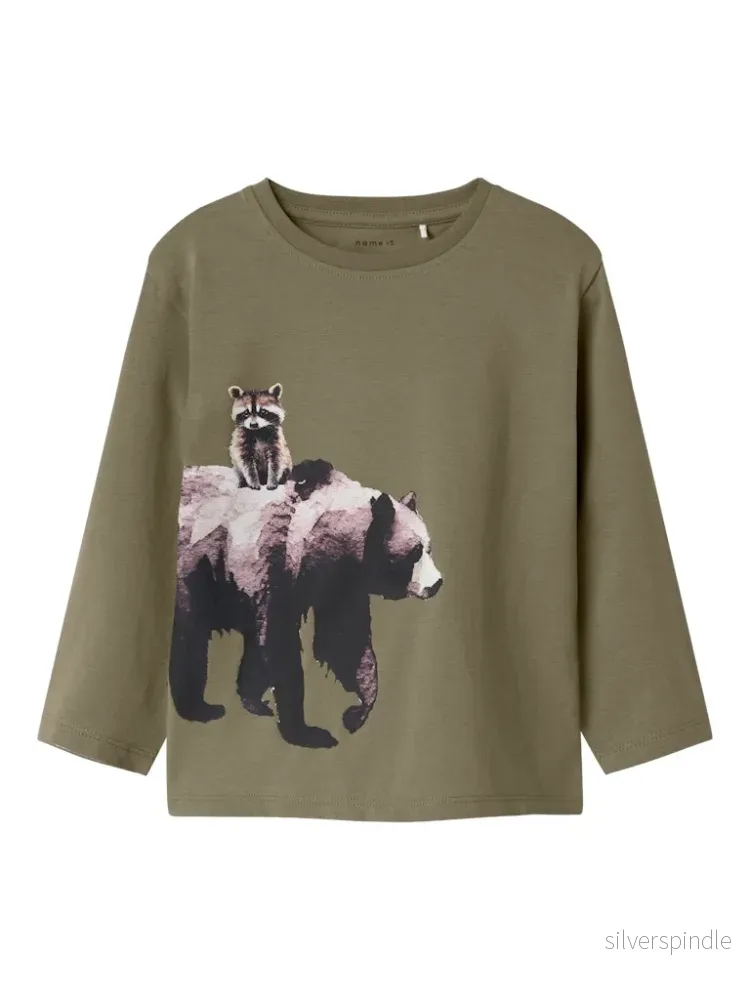 Björn Långärmad T-shirt