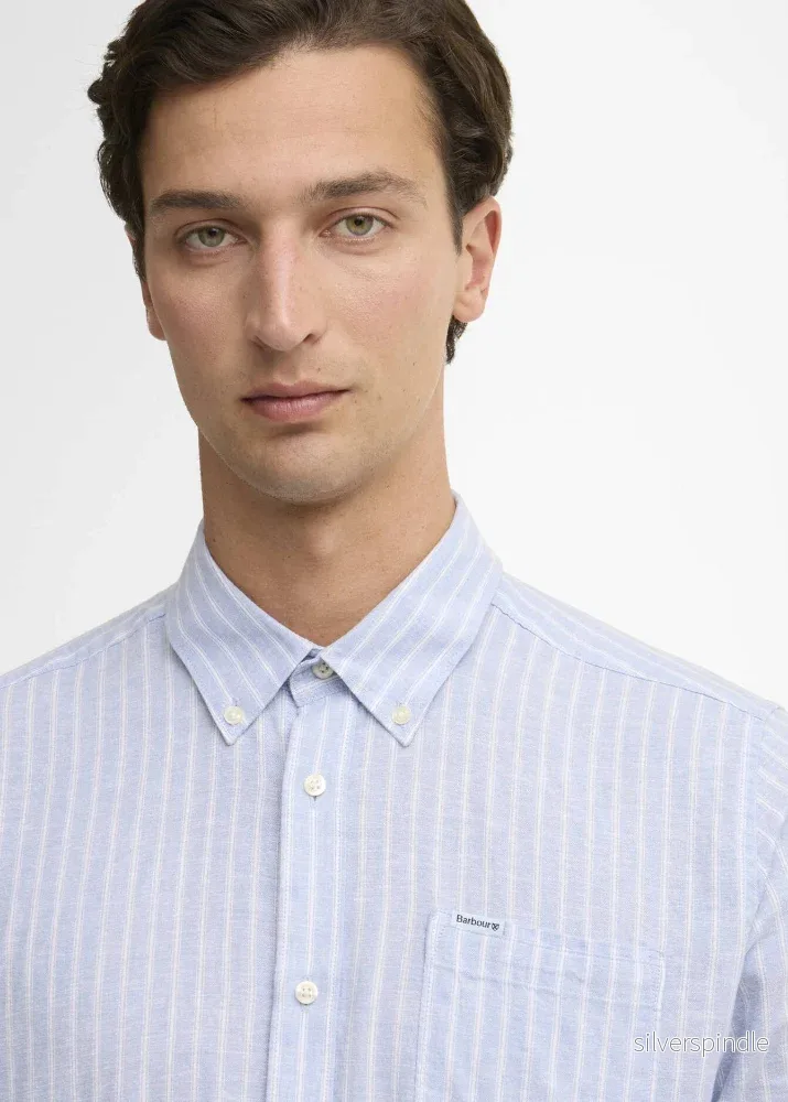 Barbour Nelson Striped TS Shirt Blue - Bild 2