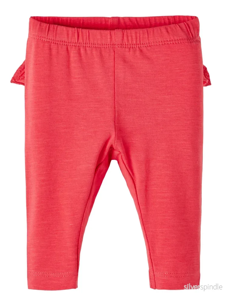 Baby Capri legging m. volang Baby Capri legging m. volang