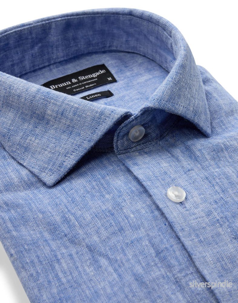 BS Antonelli Casual Modern Fit Skjorta - Blue - Bild 2