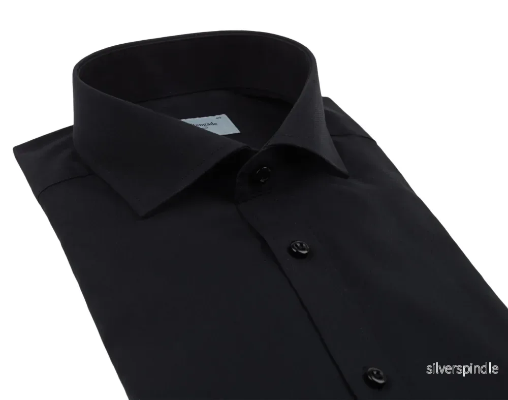 BS Jeff Super Slim Fit Skjorta - Black - Bild 2