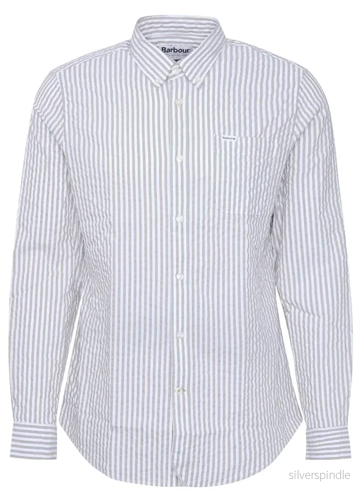 Barbour Cresswell SeersuckerShirt TF Stone Barbour Cresswell SeersuckerShirt TF Stone