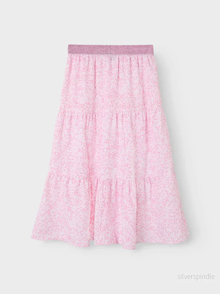 Rosa Lång Kjol - Bild 2