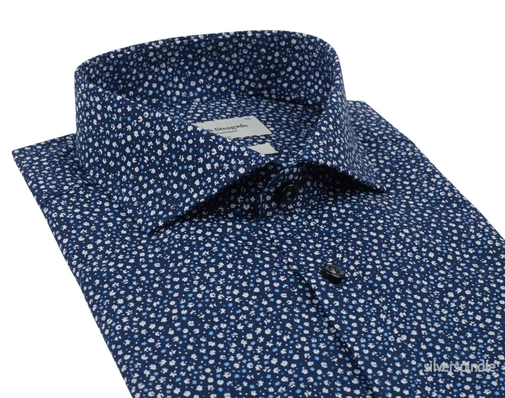 BS Tig Slim Fit Skjorta - Dark Blue - Bild 2