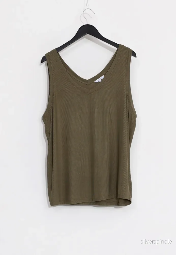 RAVENA TOPP - Dusk green