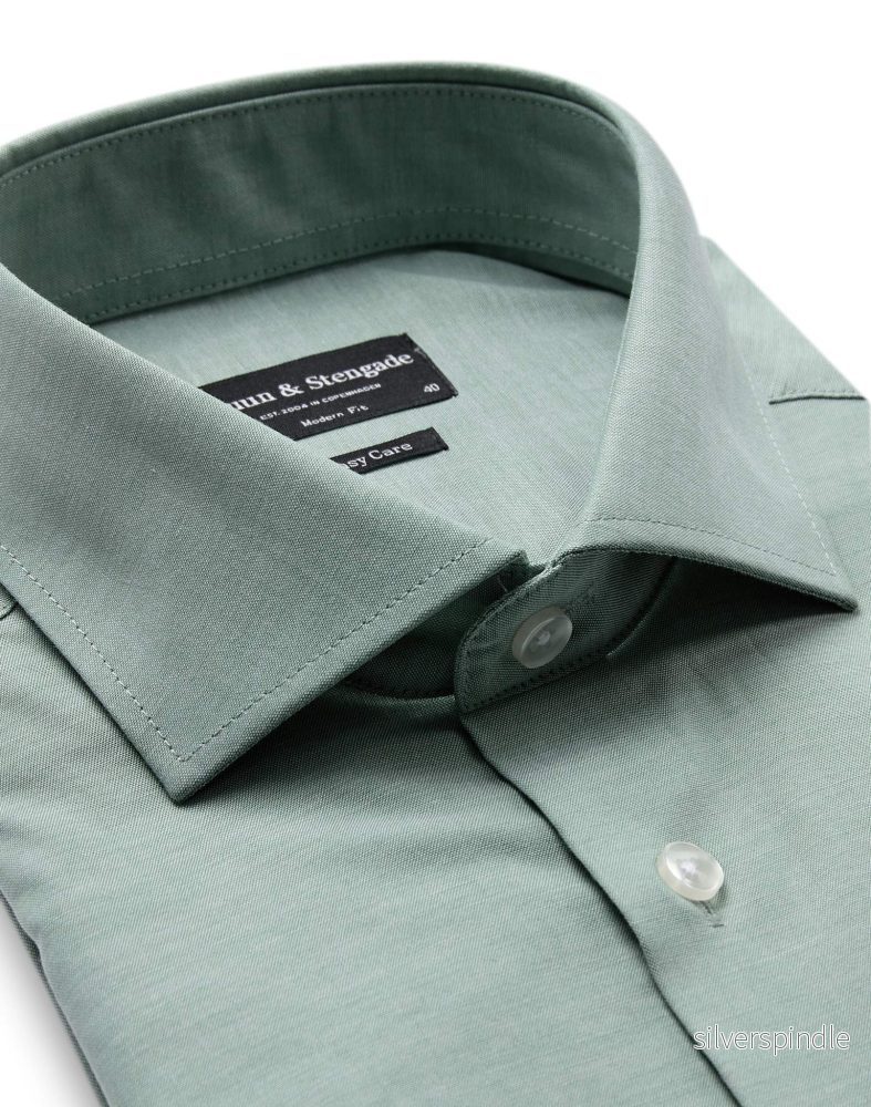 BS Shelton Modern Fit Skjorta - Green - Bild 2