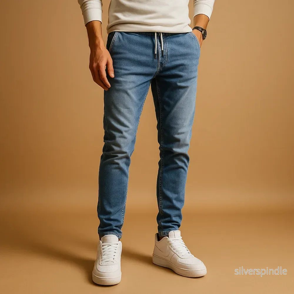 Milan | Jeans Herr Slim Fit med Modern Stretchdesign | Komfortabel Vardagsstil Milan | Jeans Herr Slim Fit med Modern Stretchdesign | Komfortabel Vardagsstil