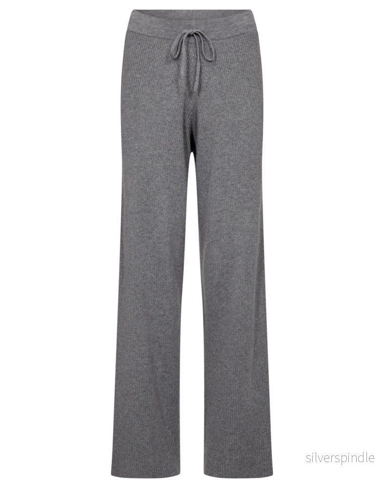 BS Agathe Regular Fit Byxor - Grey