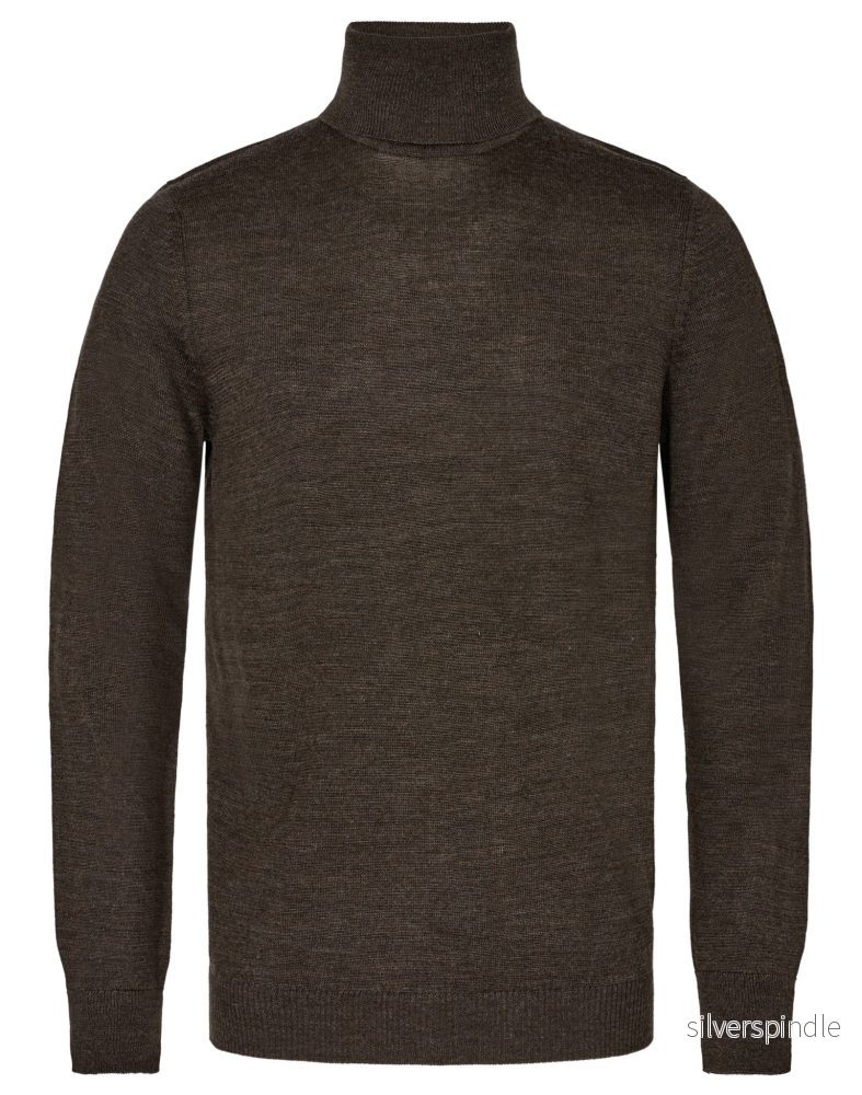 BS Saturn regular fit Stickad tröja - Brown