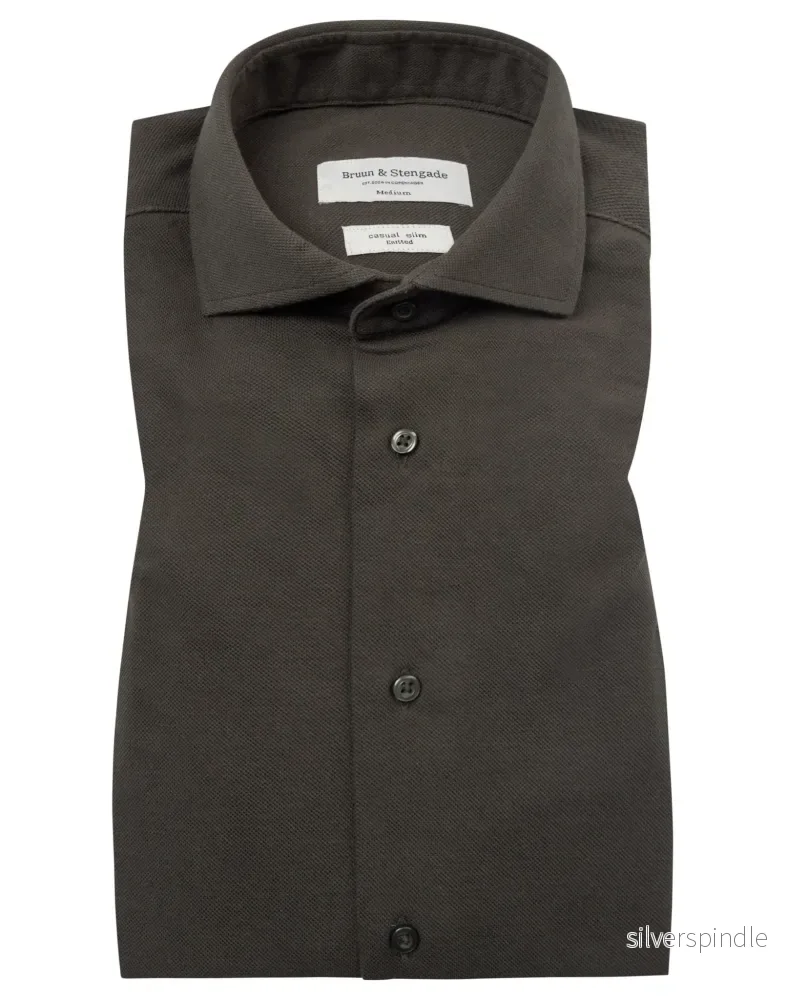 BS Bubarcarr Casual Slim Fit Skjorta – Green BS Bubarcarr Casual Slim Fit Skjorta – Green