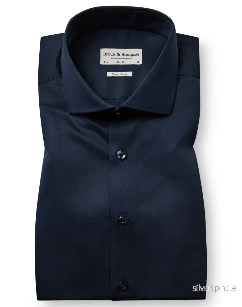 BS Laslo Slim Fit Skjorta - Navy