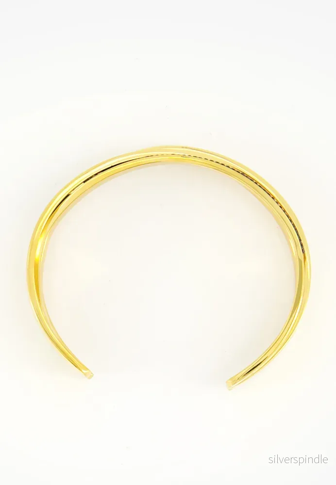 CUFF MED STRASS GREENLADIES.SE - Mässingguld - Bild 3