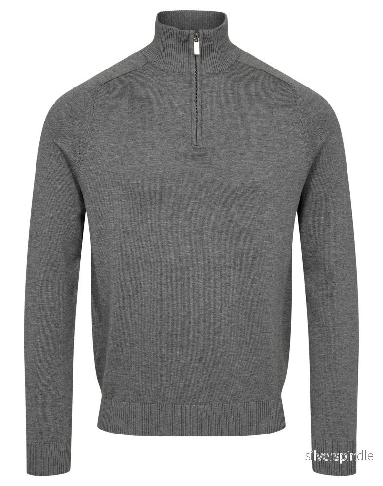 BS Vangelis Regular Fit Stickat - Light Grey