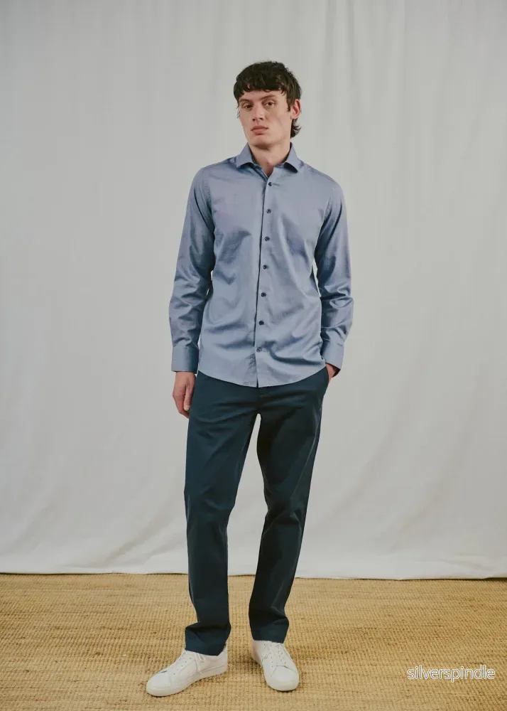 BS Jussi Modern Fit Skjorta – Navy