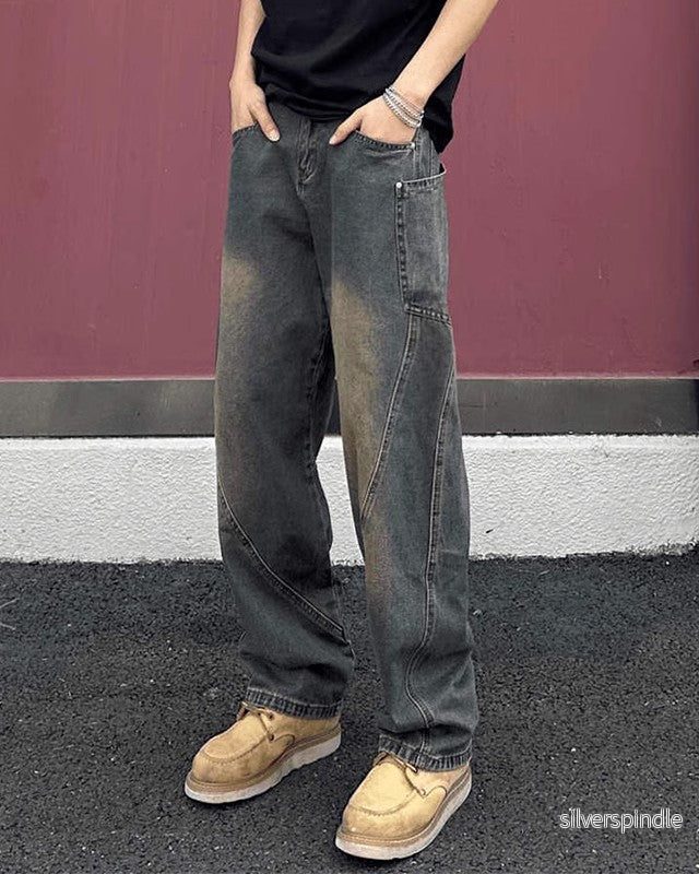Ethan | Trendiga Raka Ben Jeans Herr med Balanserad Passform - Bild 3