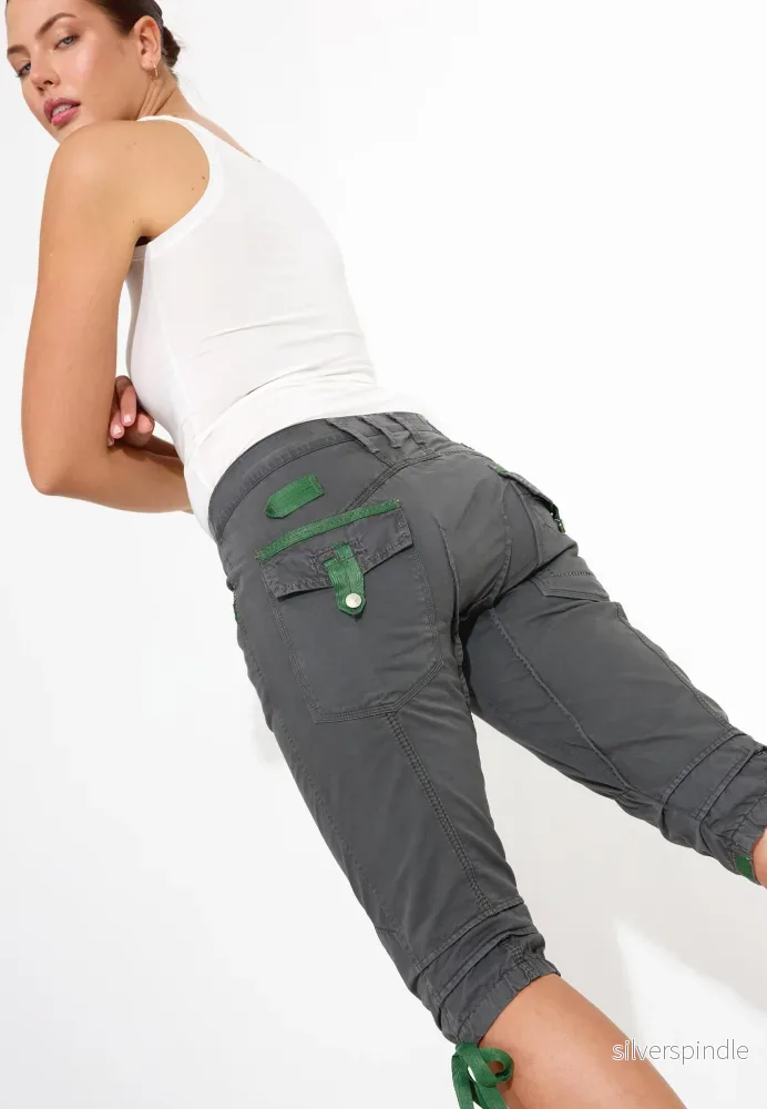 PANTALONE TROUSERS - Olivgröna - Bild 3