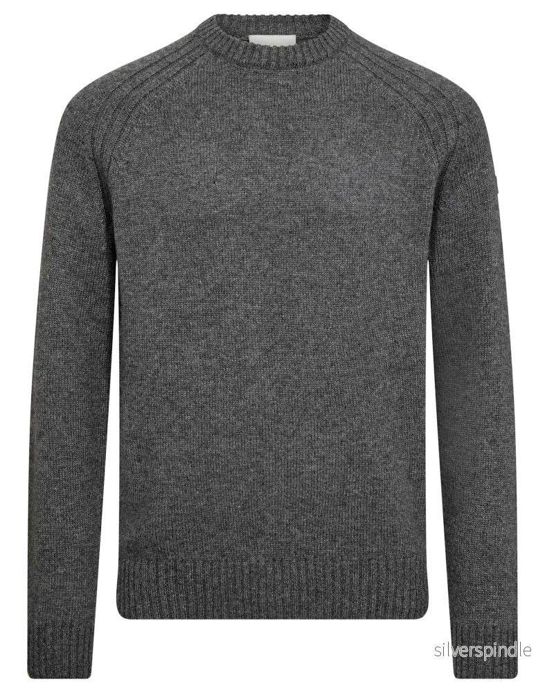 BS Baldor Regular Fit Stickat – Grey BS Baldor Regular Fit Stickat – Grey