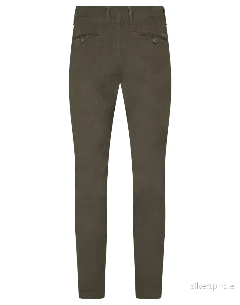 BS Reino Regular Fit Chinos - Grön - Bild 2