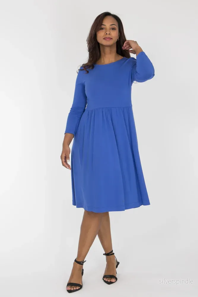 Ideal short jersey dress – Dazzling Blue Ideal short jersey dress – Dazzling Blue