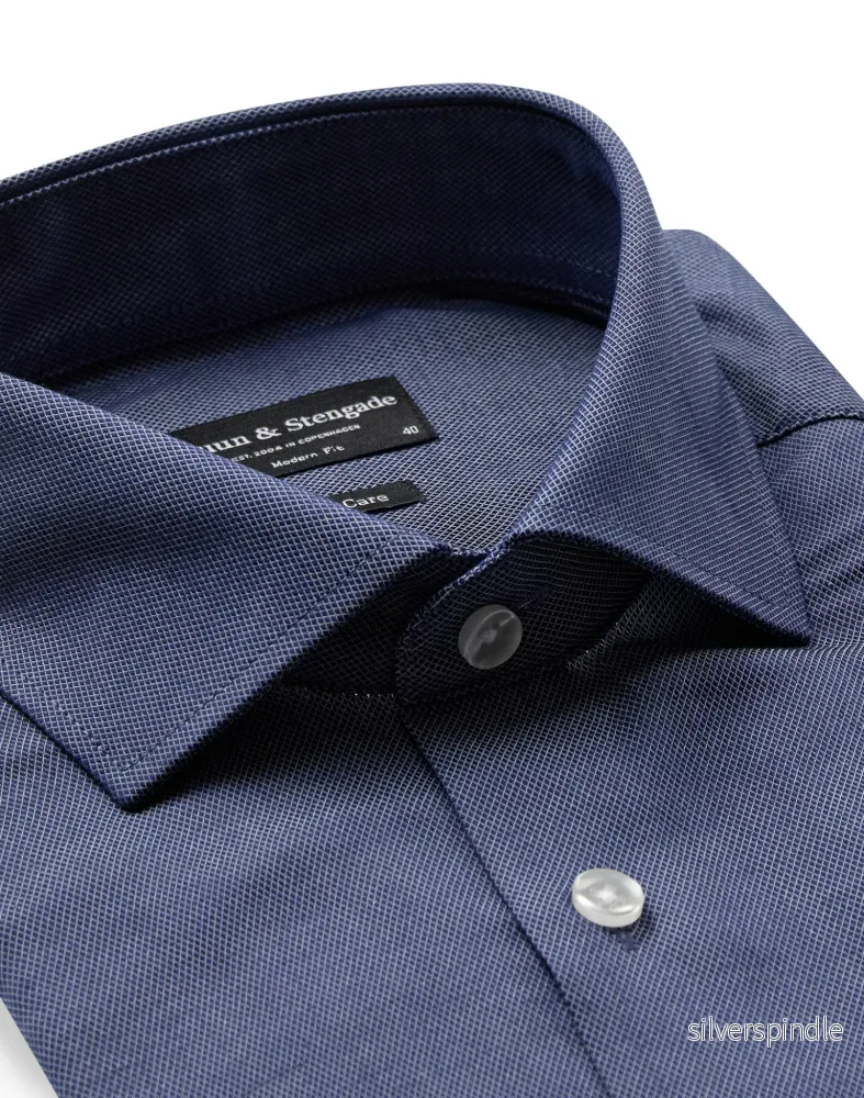 BS Tobias Modern Fit Skjorta - Blue - Bild 2