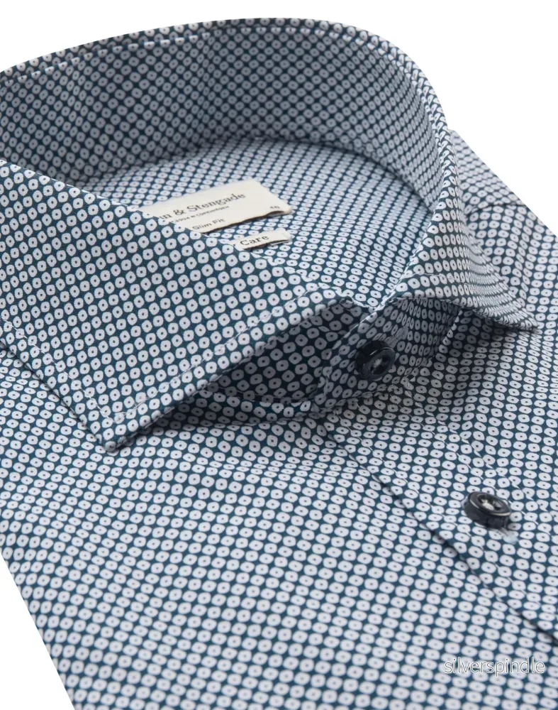 BS Zoff Slim Fit Skjorta - White - Bild 2