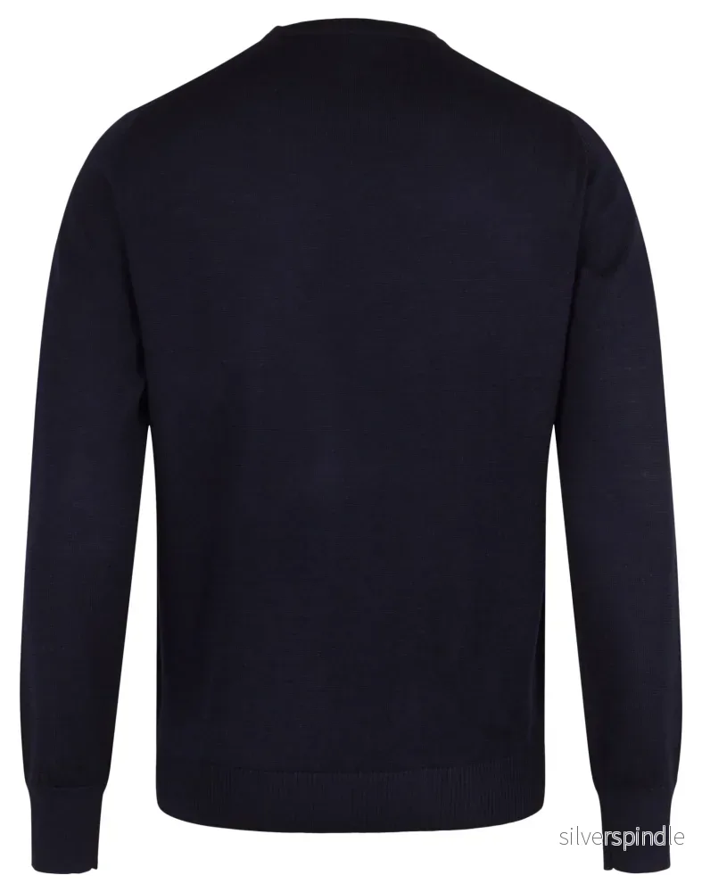 BS Neptune Regular Fit Stickad Tröja - Navy - Bild 2