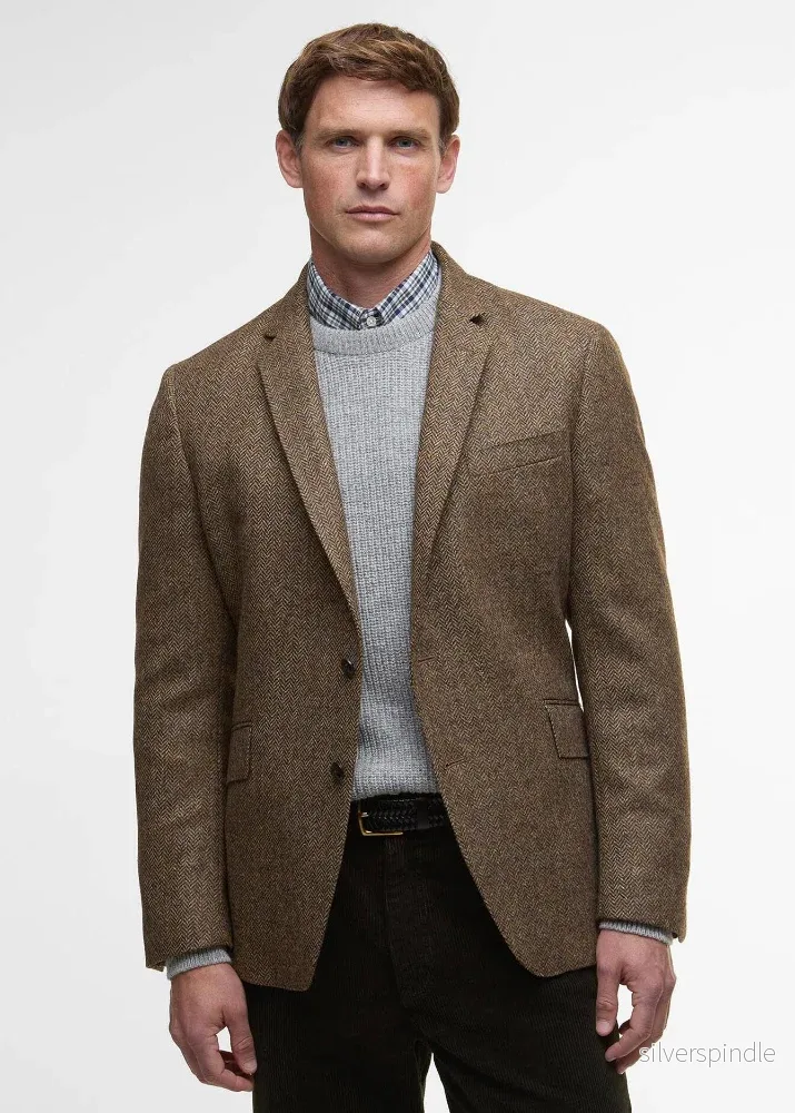 Barbour Firth Moons Herringbone Blazer BR Barbour Firth Moons Herringbone Blazer BR