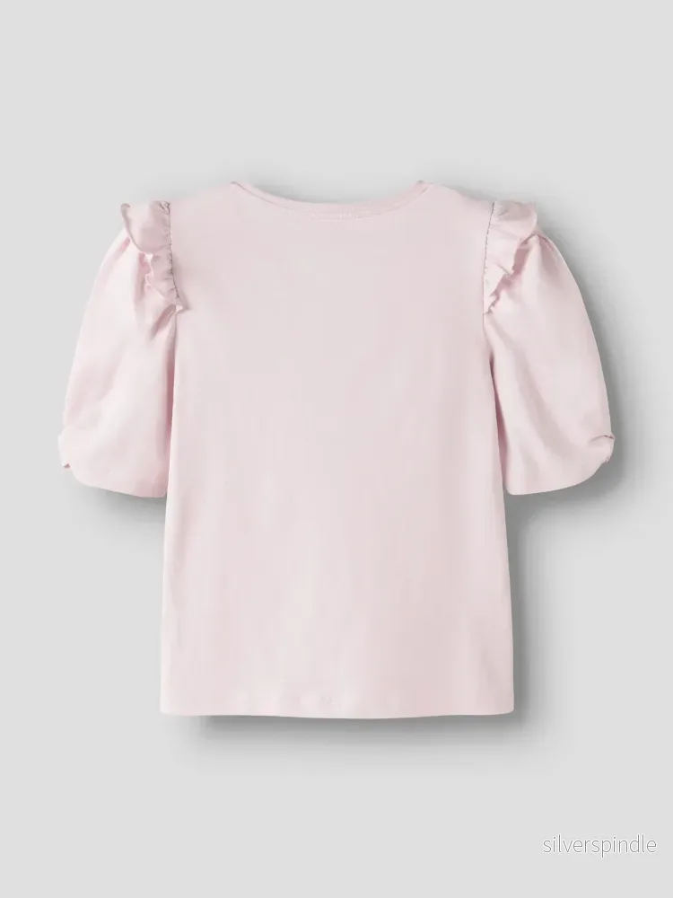 Rosa Puffärm Topp - Bild 2