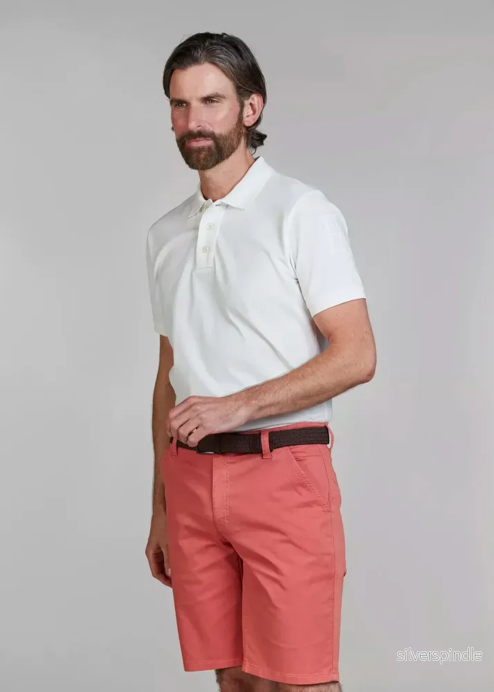 Hansen & Jacob Classic Chino Shorts Soft Red - Bild 2