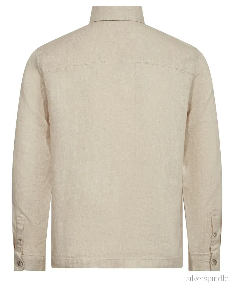 BS Davide Regular Fit OverSkjorta - Sand - Bild 2