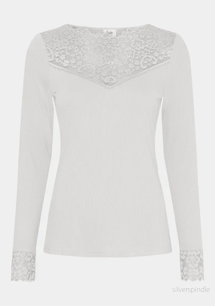 Dee Lace Blouse - Broken White