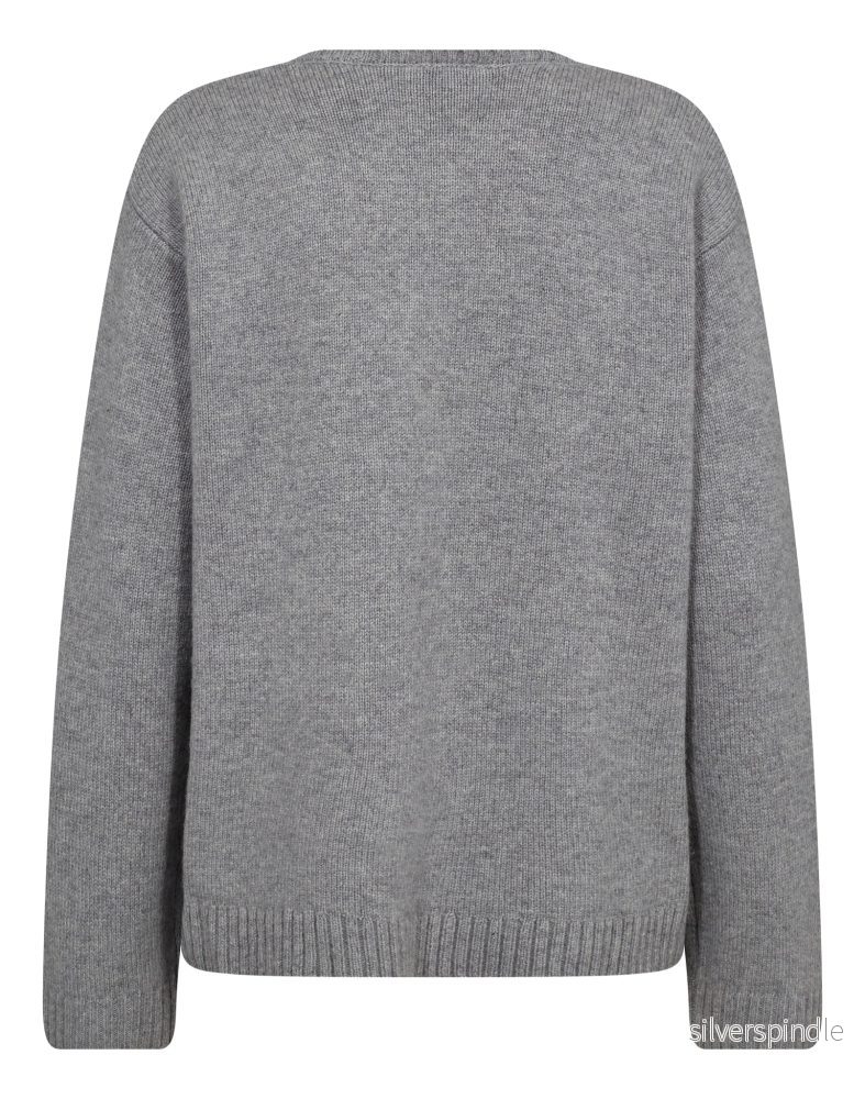 BS Isidora Regular Fit Stickat - Grey - Bild 2