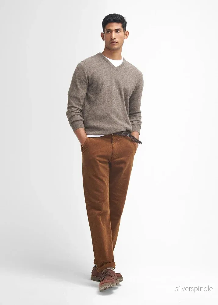 Barbour Stretch Cord Trouser DK Honey