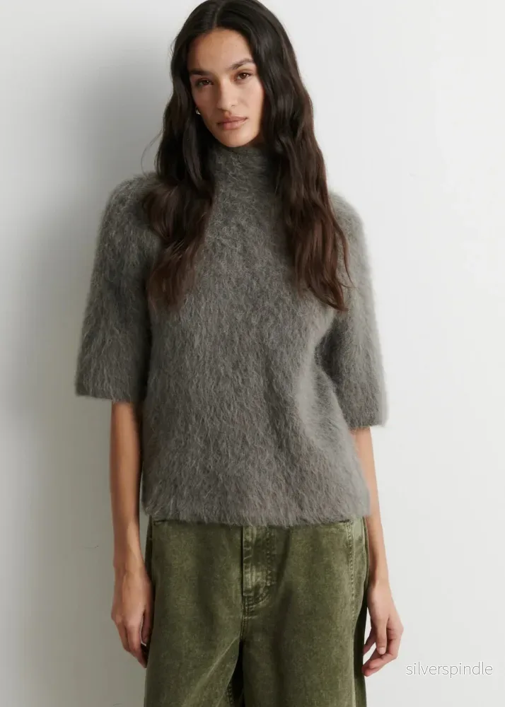 Second Female Karla Knit SS Olive Second Female Karla Knit SS Olive