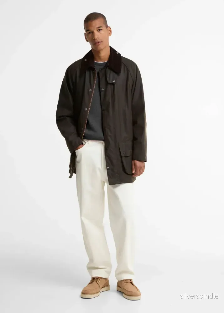 Barbour Classic Beaufort Wax Jacket Olive - Bild 2