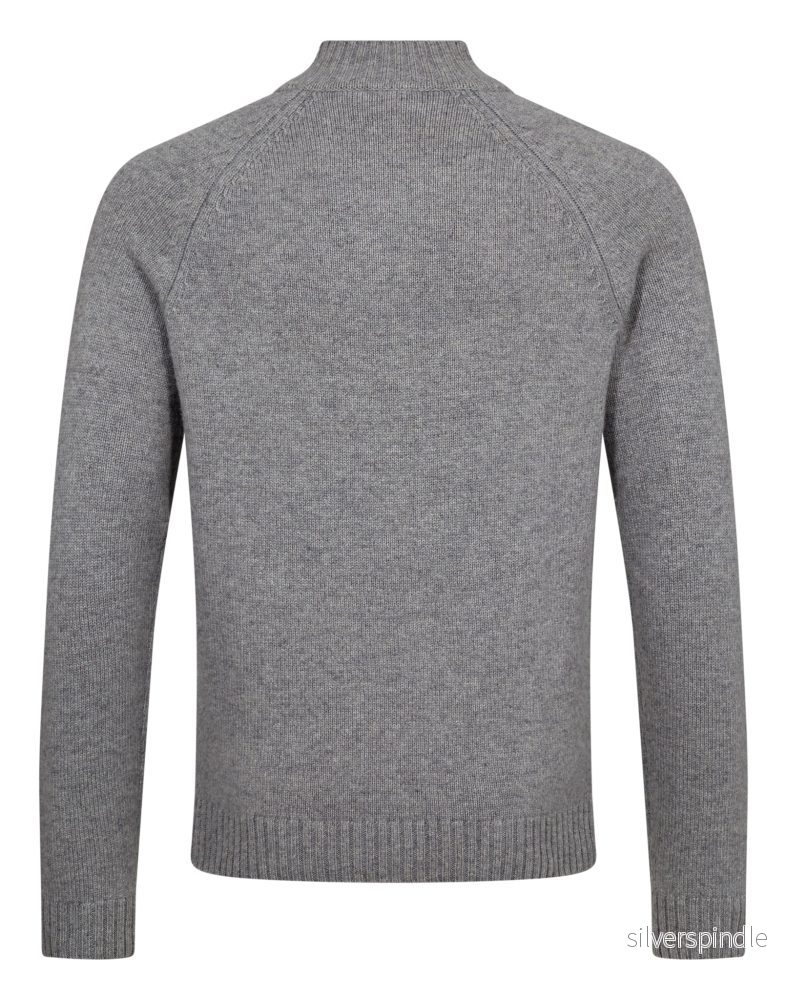 BS Douglas Regular Fit Stickat - Grey - Bild 2