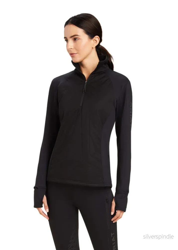 Ariat Venture 1/2 Zip Black - Bild 2