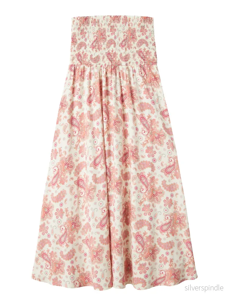 Blommig Maxi Kjol