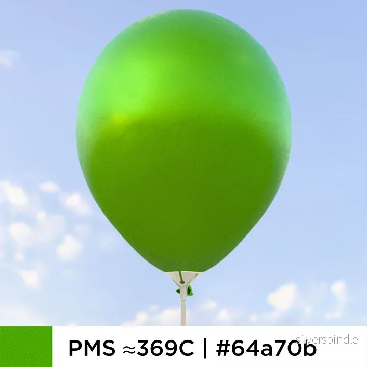 Gröna metalliska ballonger 28 cm - 100-pack - Bild 3