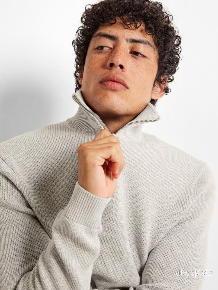 DANE HALFZIP GREY DANE HALFZIP GREY