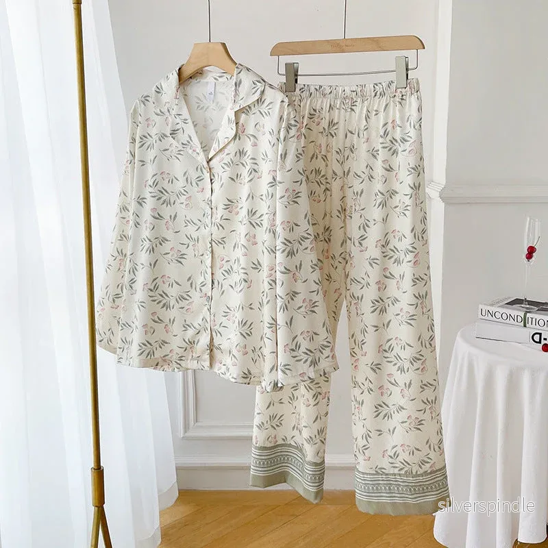 Oliver | Lätt Sommarpyjamasset med Tryckt Mönster - Bild 3