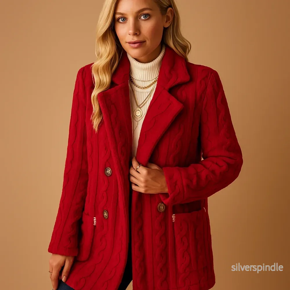 Elegant Vinterrock Dam med Skräddarsydd Passform | Tidlös Stilhjälp för Kalla Dagar - Bild 3