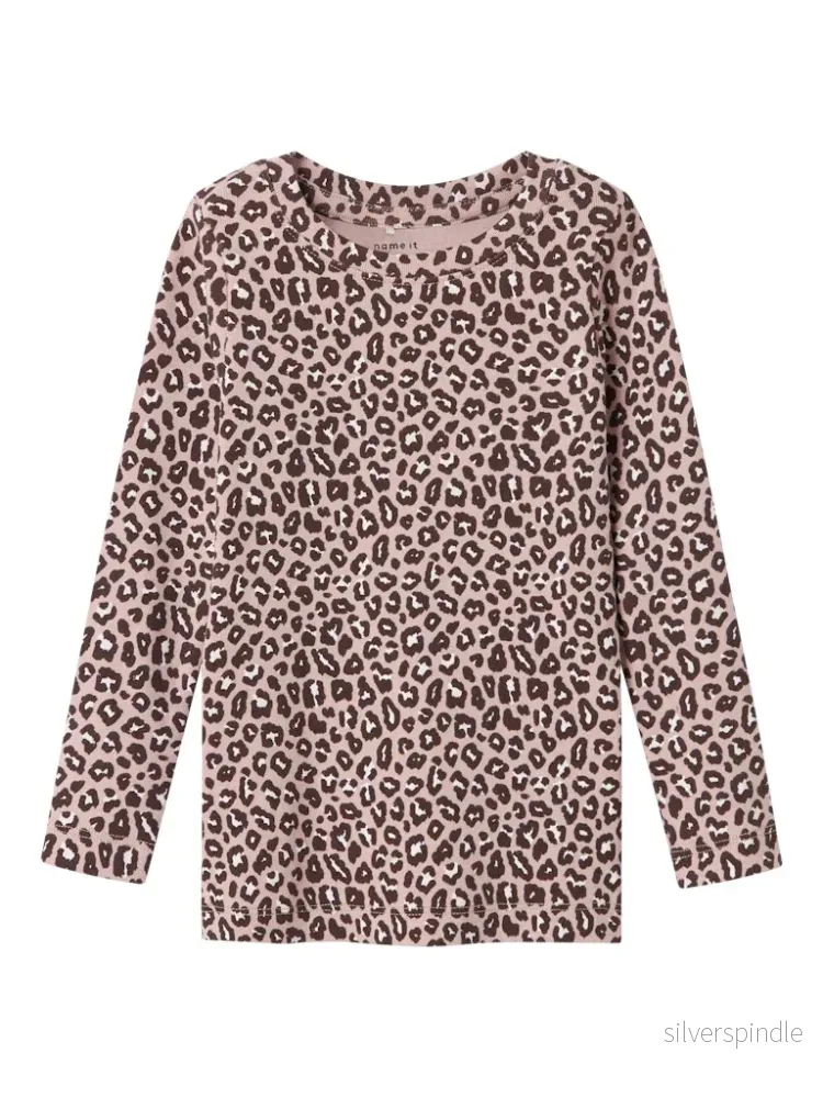 Leopard mönstrad Tröja