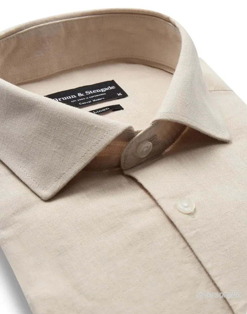 BS Antonelli Casual Modern Fit Skjorta - Sand - Bild 2