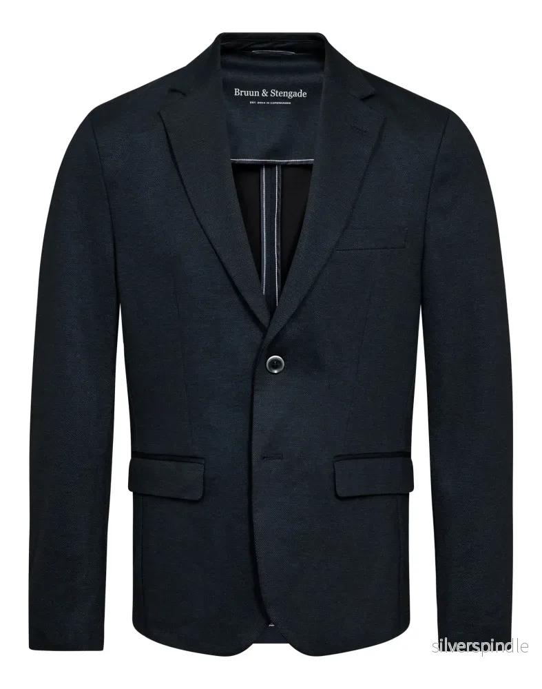 BS Chapelle Classic Fit Blazer – Marinblå BS Chapelle Classic Fit Blazer – Marinblå