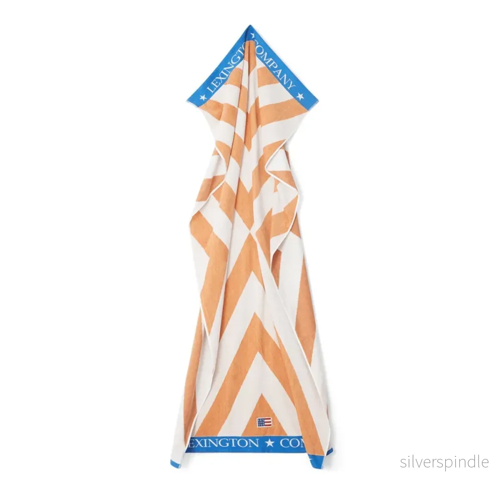 Lexington Graphic Cotton Velour Strandhandduk - Outlet - Bild 2