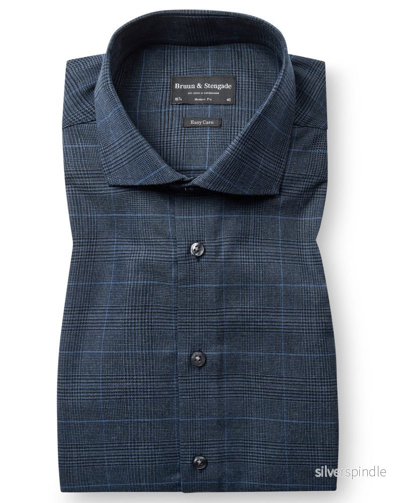 BS Xander Modern Fit Skjorta - Navy