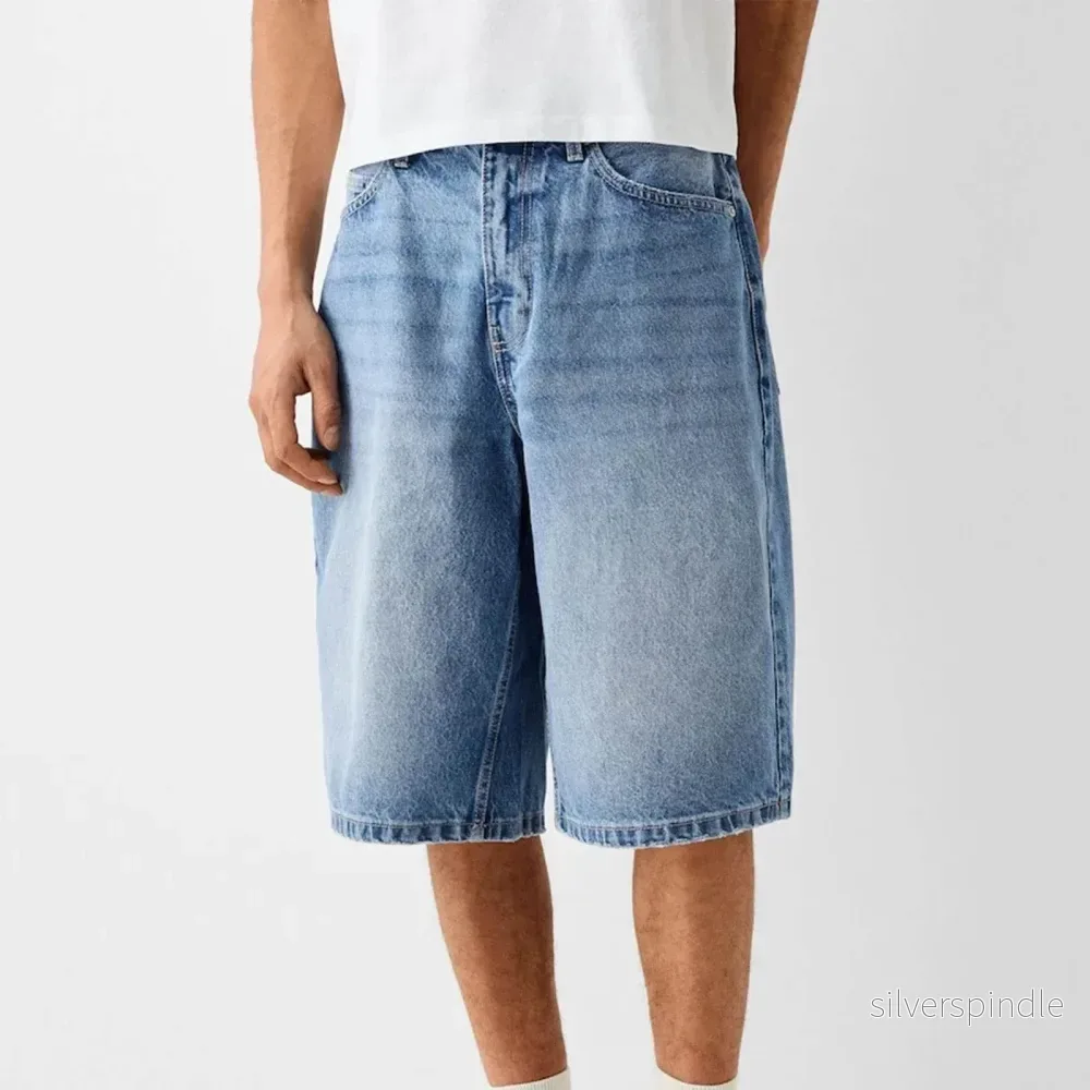 Liam | Baggy Vintage Denim Shorts för Avslappnad Stil